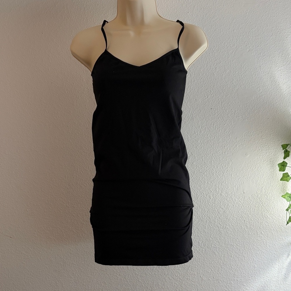 Intimately Free People Seamless Mini Slip - Black - Size Medium - Picture 2 of 7